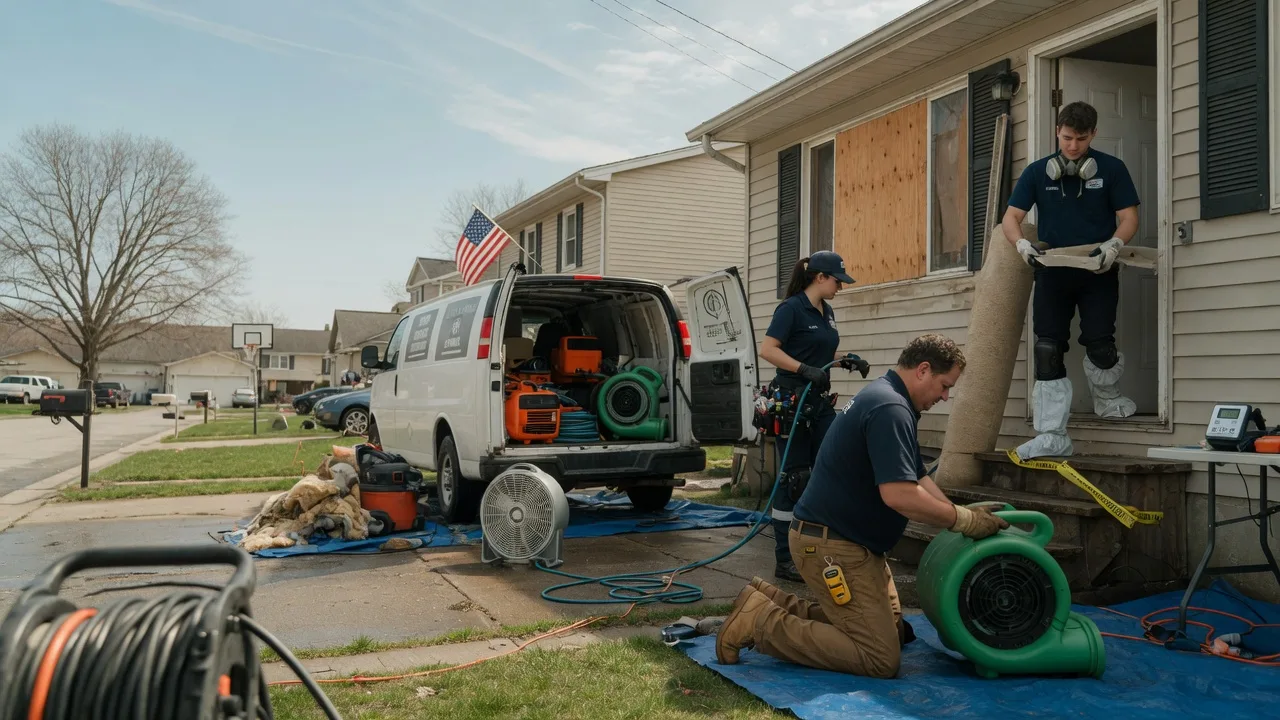 Water Damage Restoration in Wallaceton, PA near me
